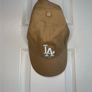 LA Dodgers Tan Baseball Cap